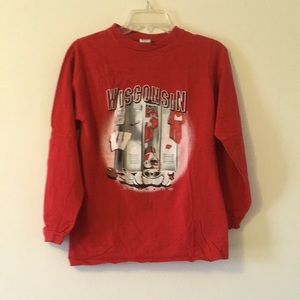 Kids Wisconsin Badgers long sleeve
